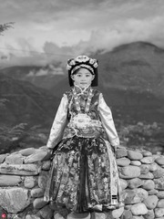 肖全：2016年12月，金川，张启蕊，8岁