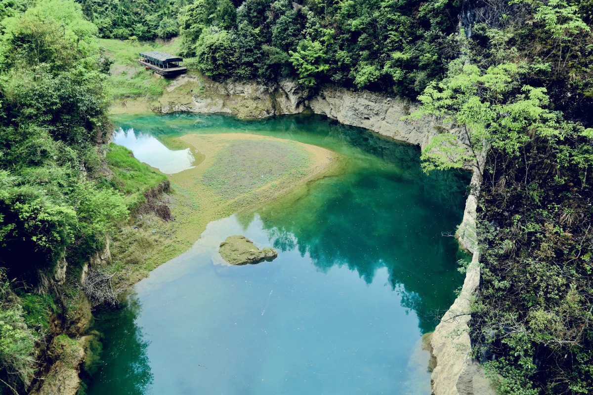 清溪峡之河流