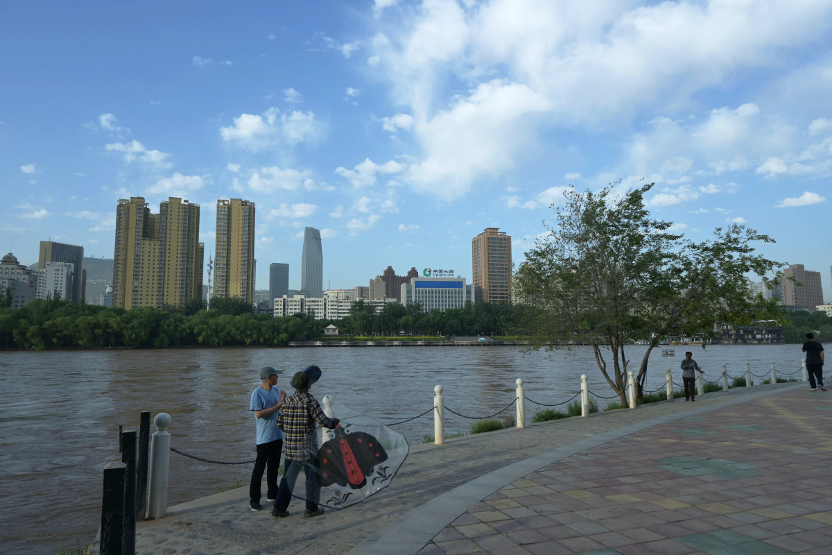 黄河岸边好风光兰州外滩