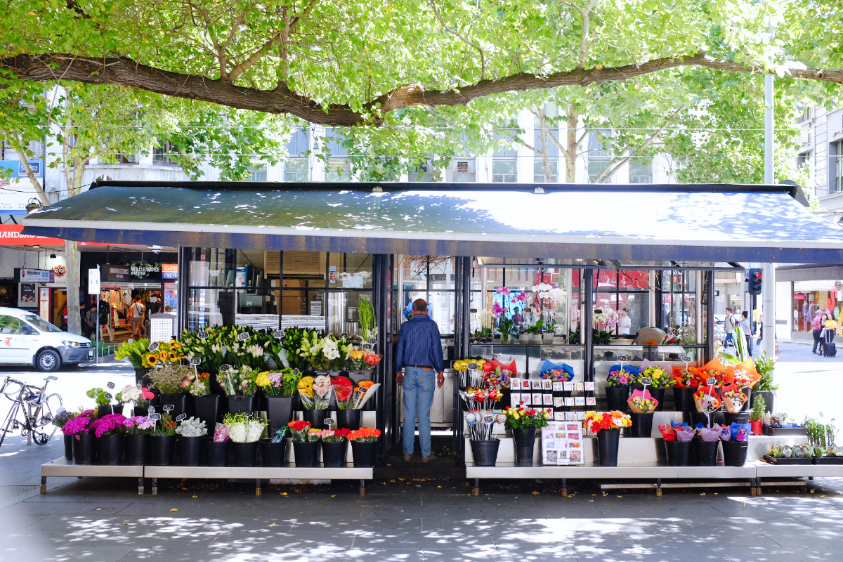 路边的花店