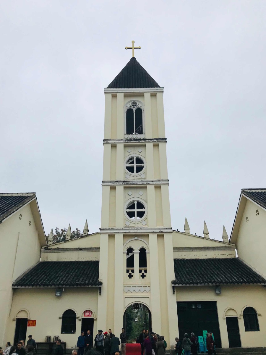 天主教堂门楼重庆大足