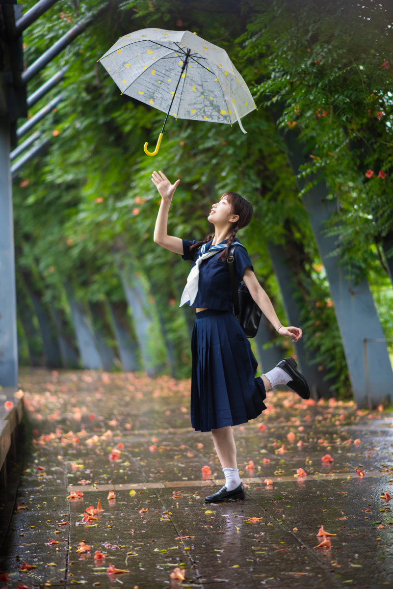 下雨啦拍一组雨景