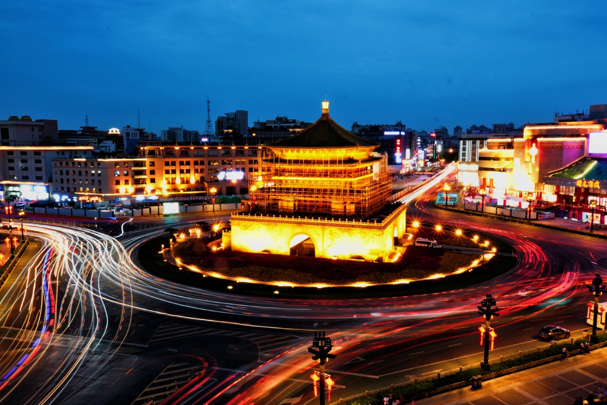 西安74钟楼网红打卡地