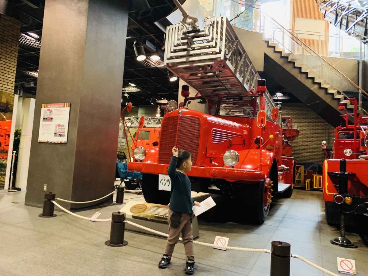 亲子一日游东京消防车博物馆