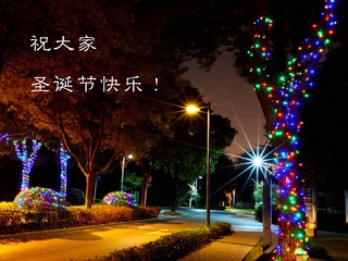 圣诞节快乐！