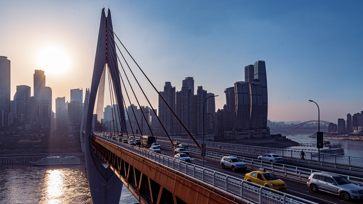 日照山城摄于重庆