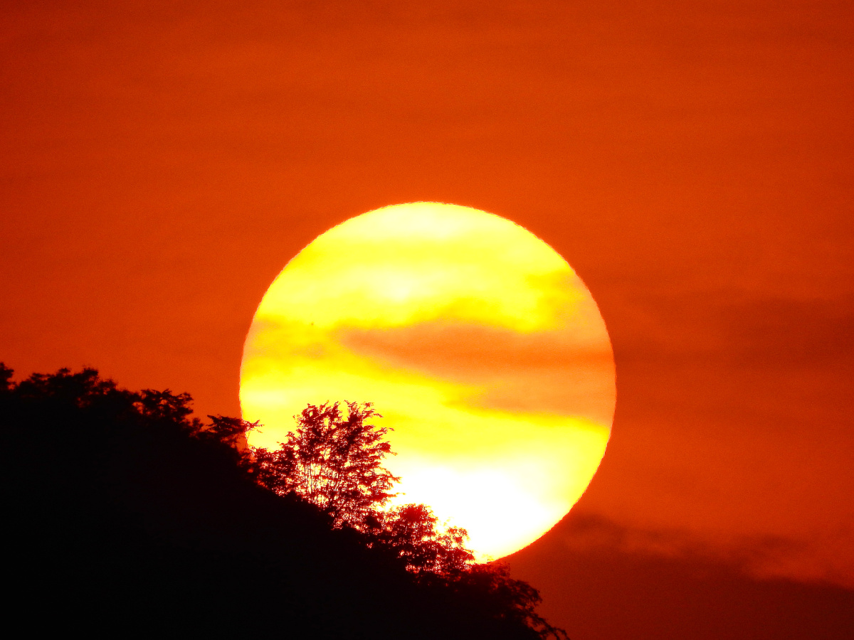 夕阳西下太阳也要休息