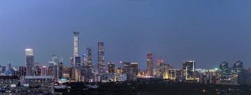北京CBD全景图