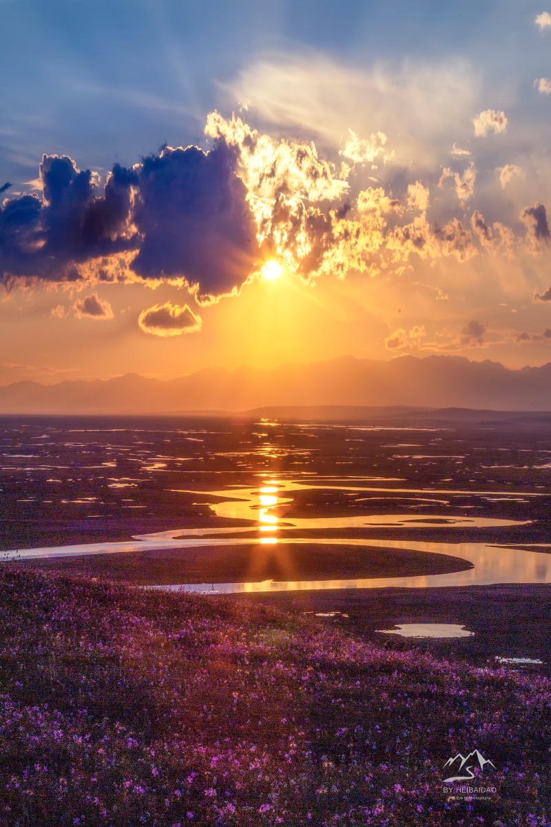 日落才是巴音布鲁克一天中最美的存在