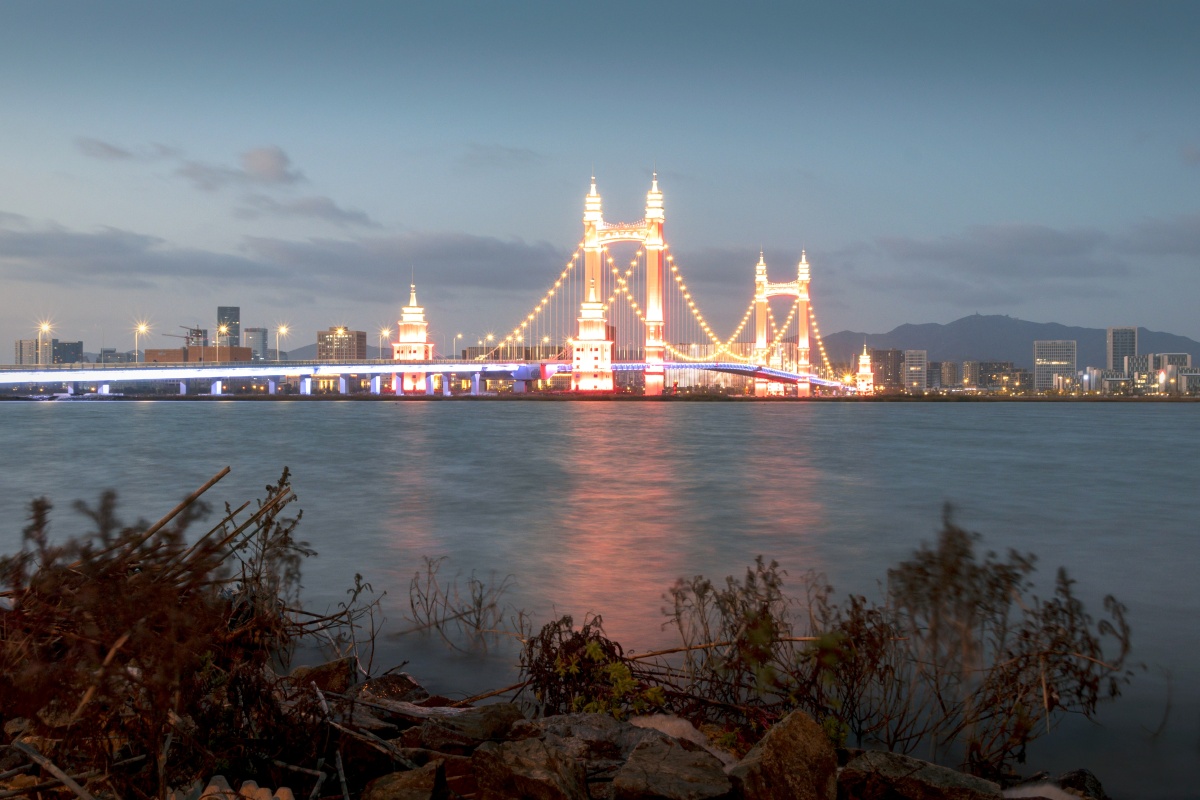 港岛大桥摄于浙江舟山小干岛