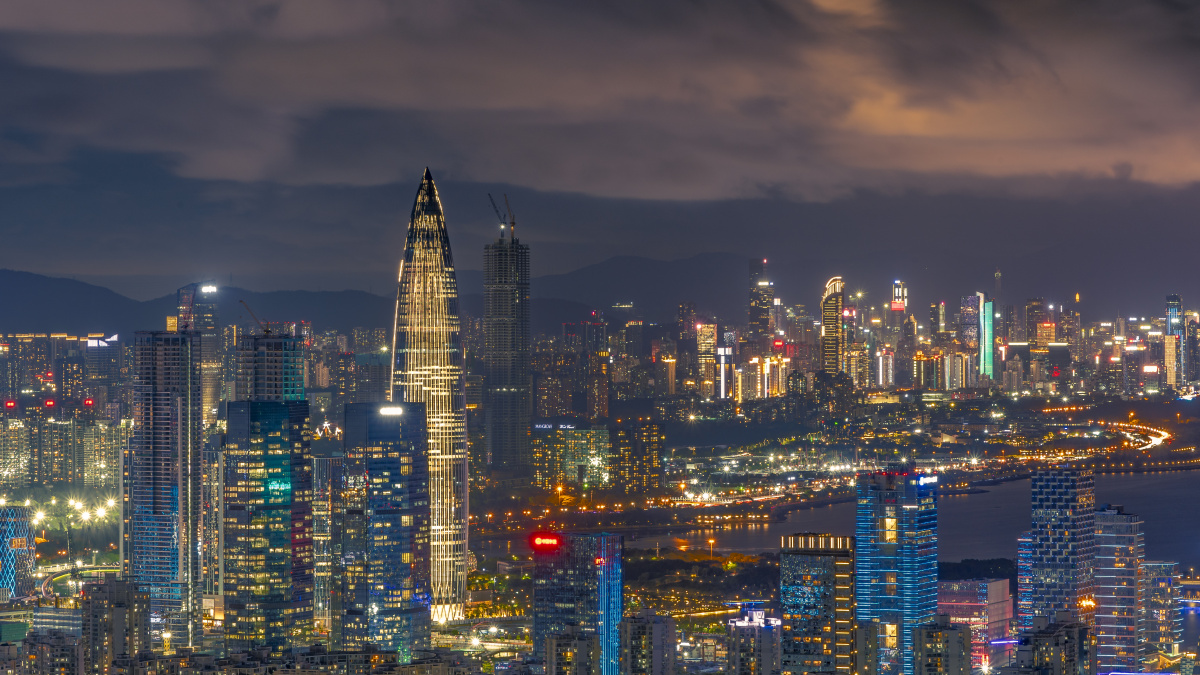 大南山望深圳三区