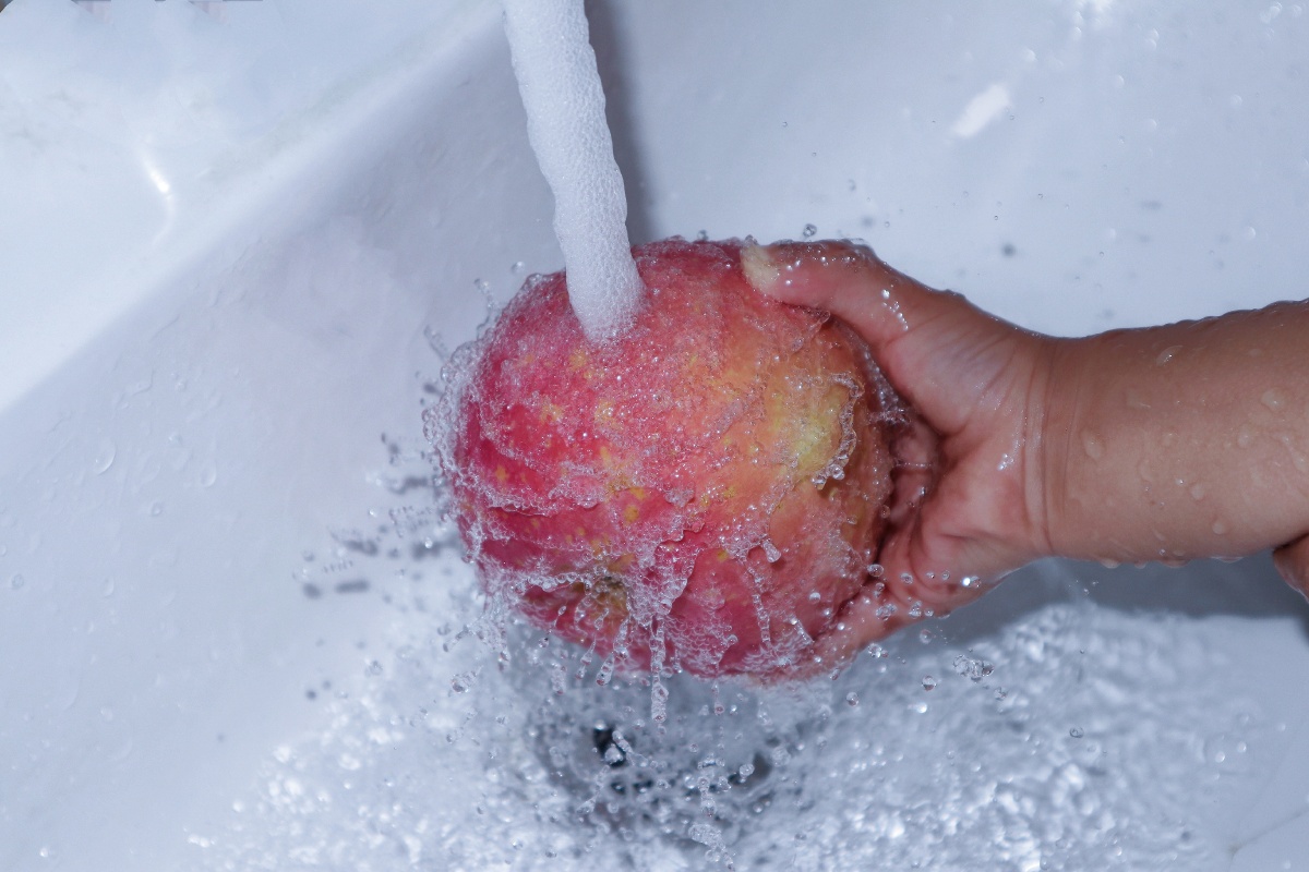 洗苹果