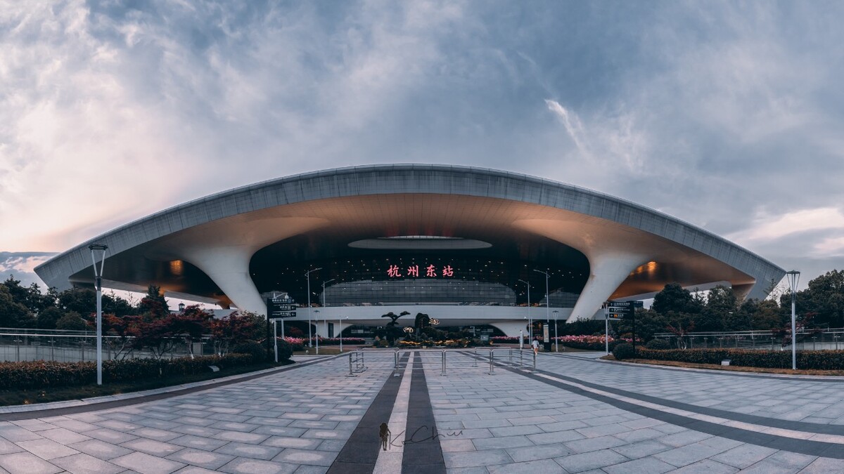 杭州东站 全景图图片