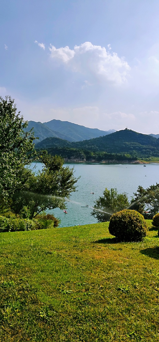 风景静静地享受着惬意的时光