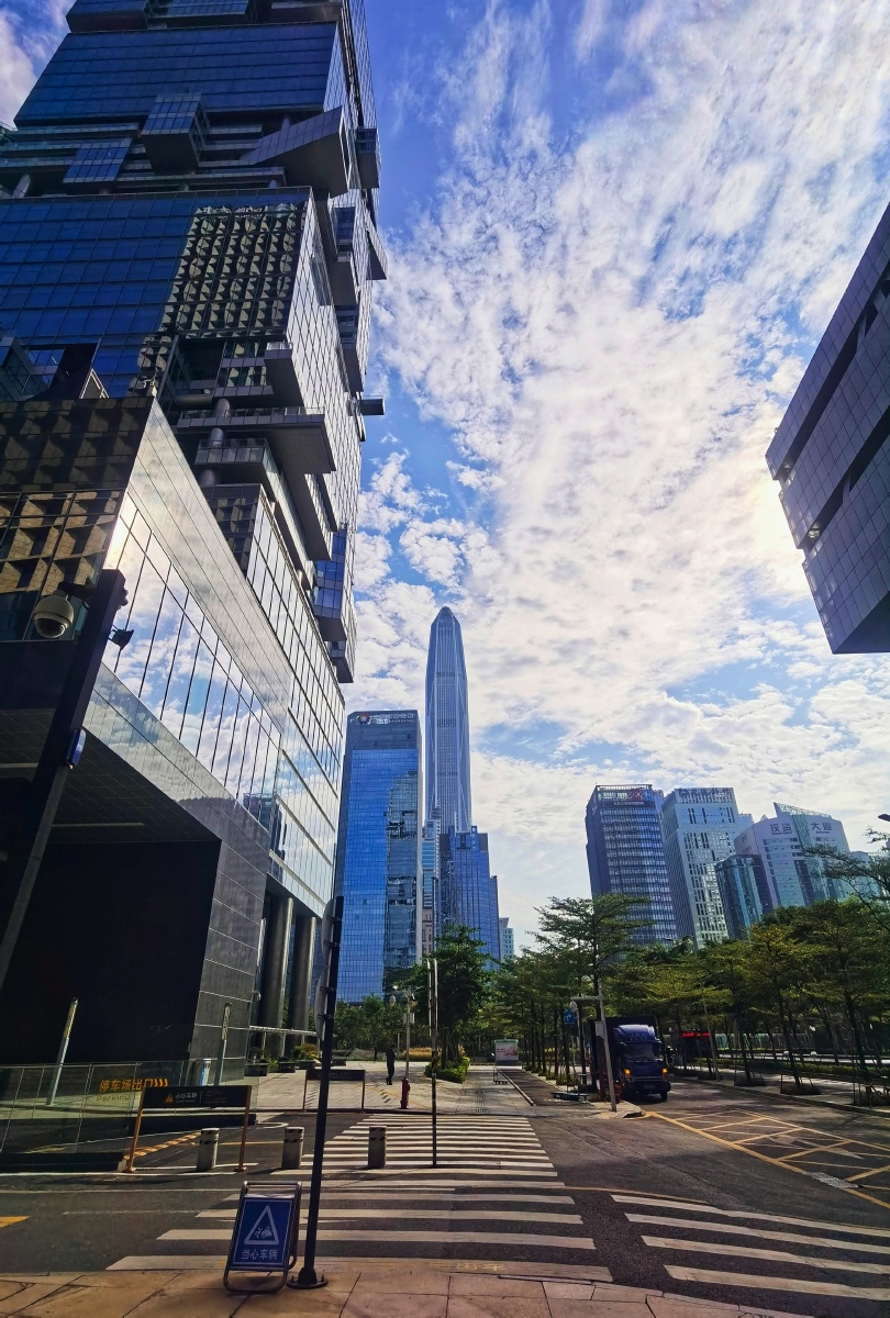 深圳福田cbd高楼林立,充满现代创新元素. - eoc_凯 - 图虫
