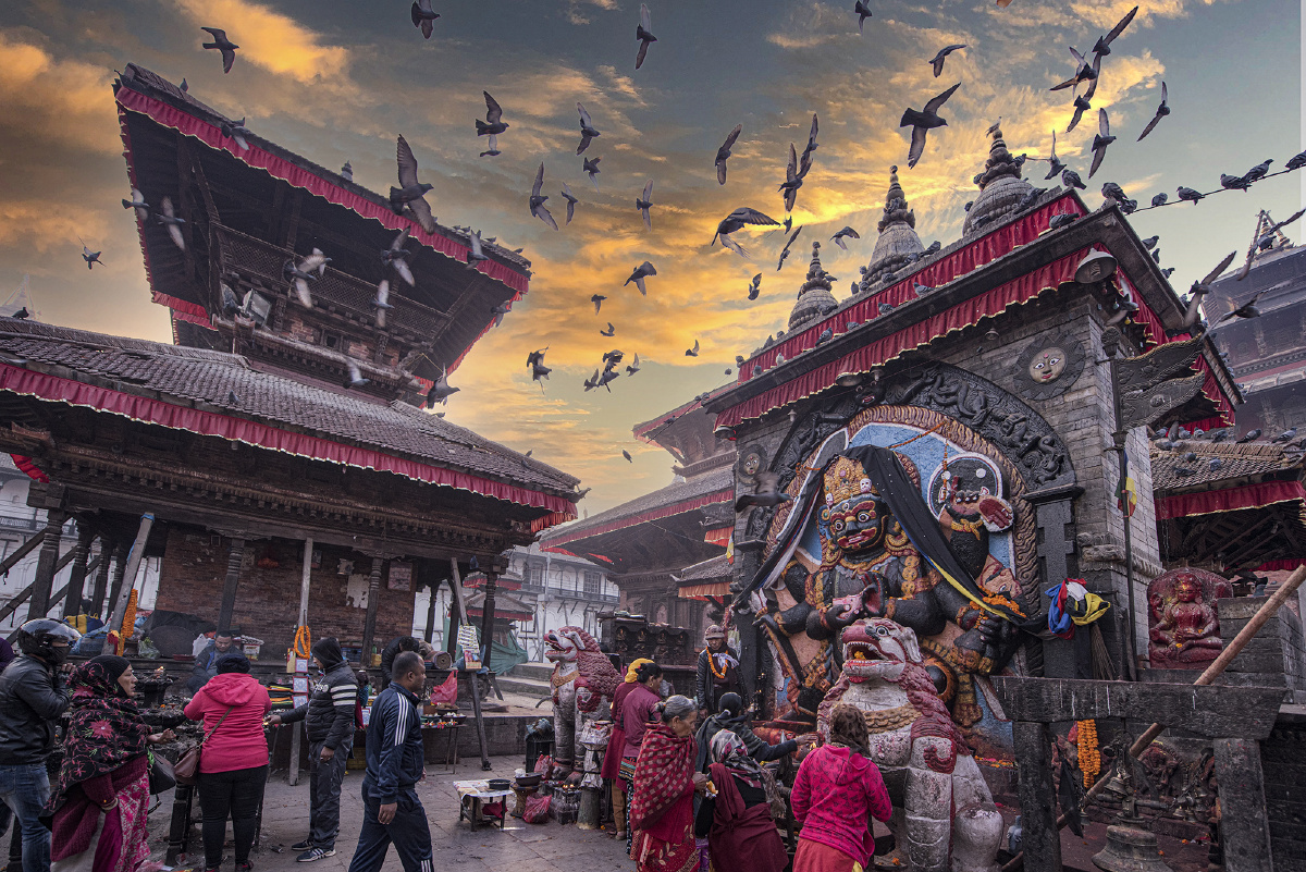 加德满都杜巴广场之晨