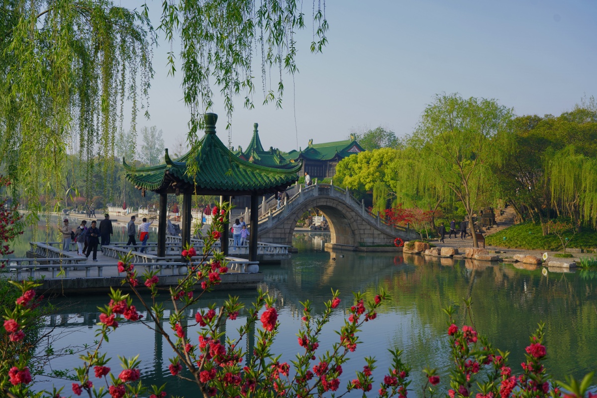 烟花三月扬州瘦西湖