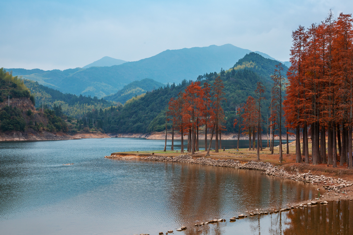 仙居谷坦水库风景