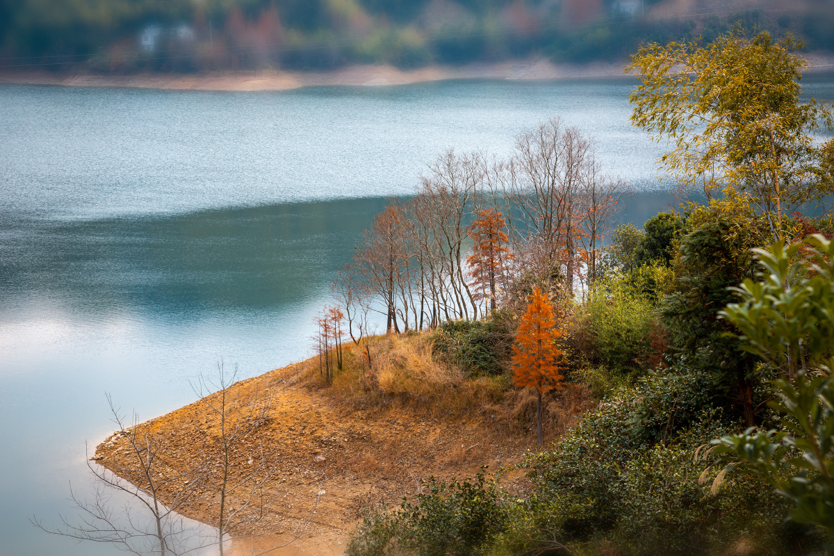 仙居谷坦水库风景