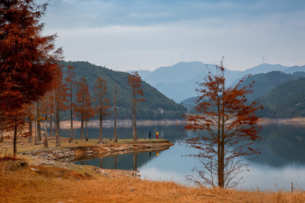 仙居谷坦水库风景