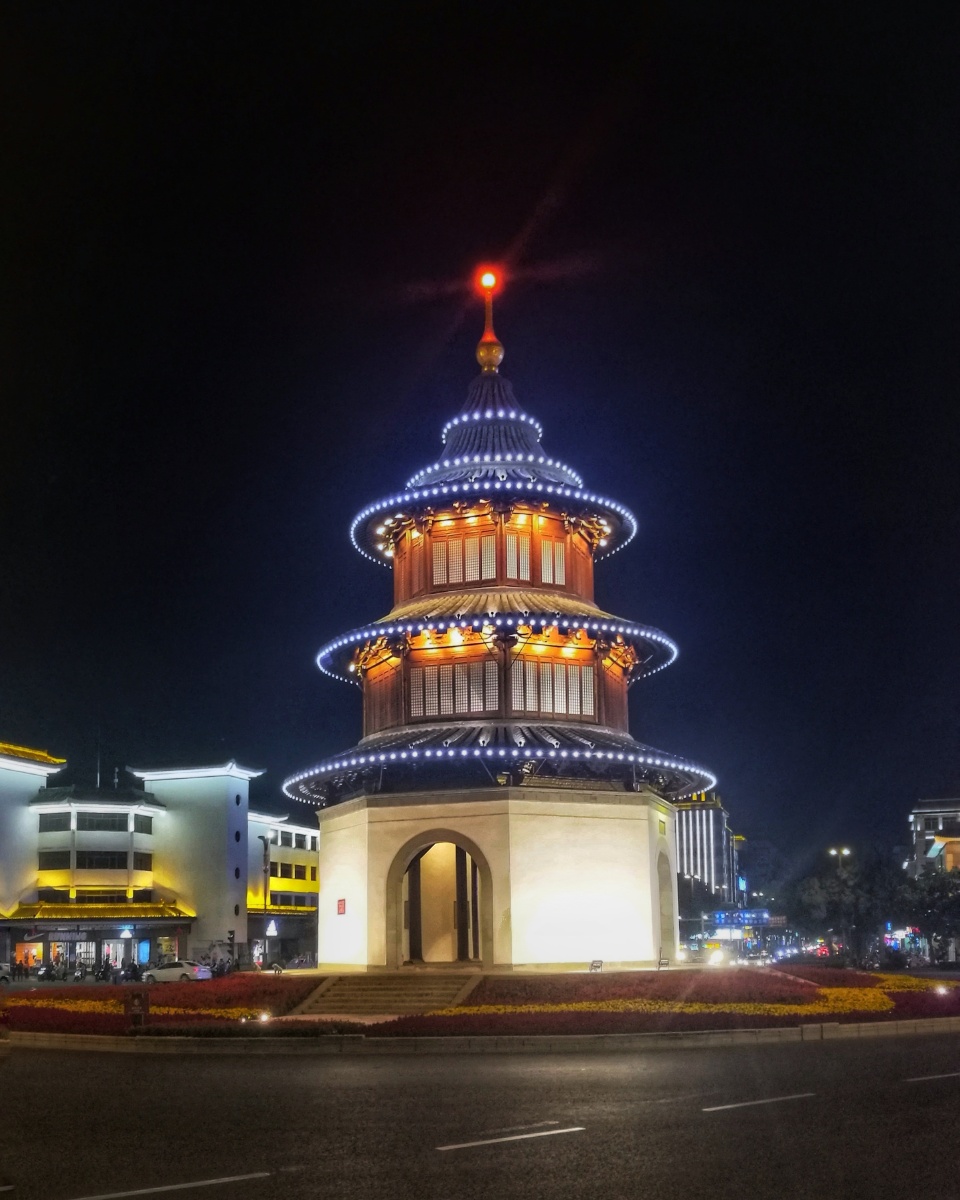 文昌阁夜色 - 静观奇变mf - 图虫