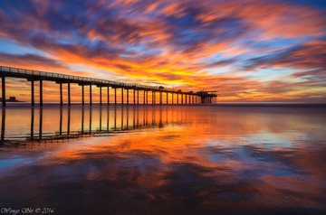 Scripps Pier Sunset-1