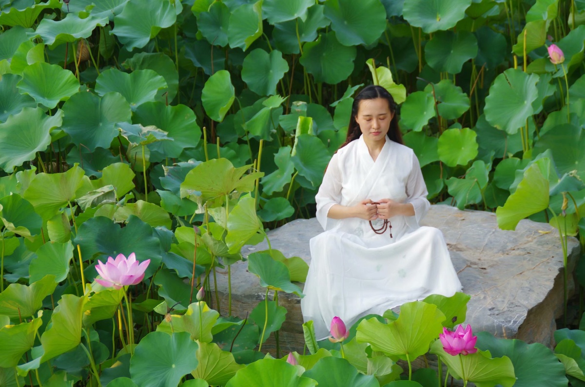 一花一世界心如莲花开