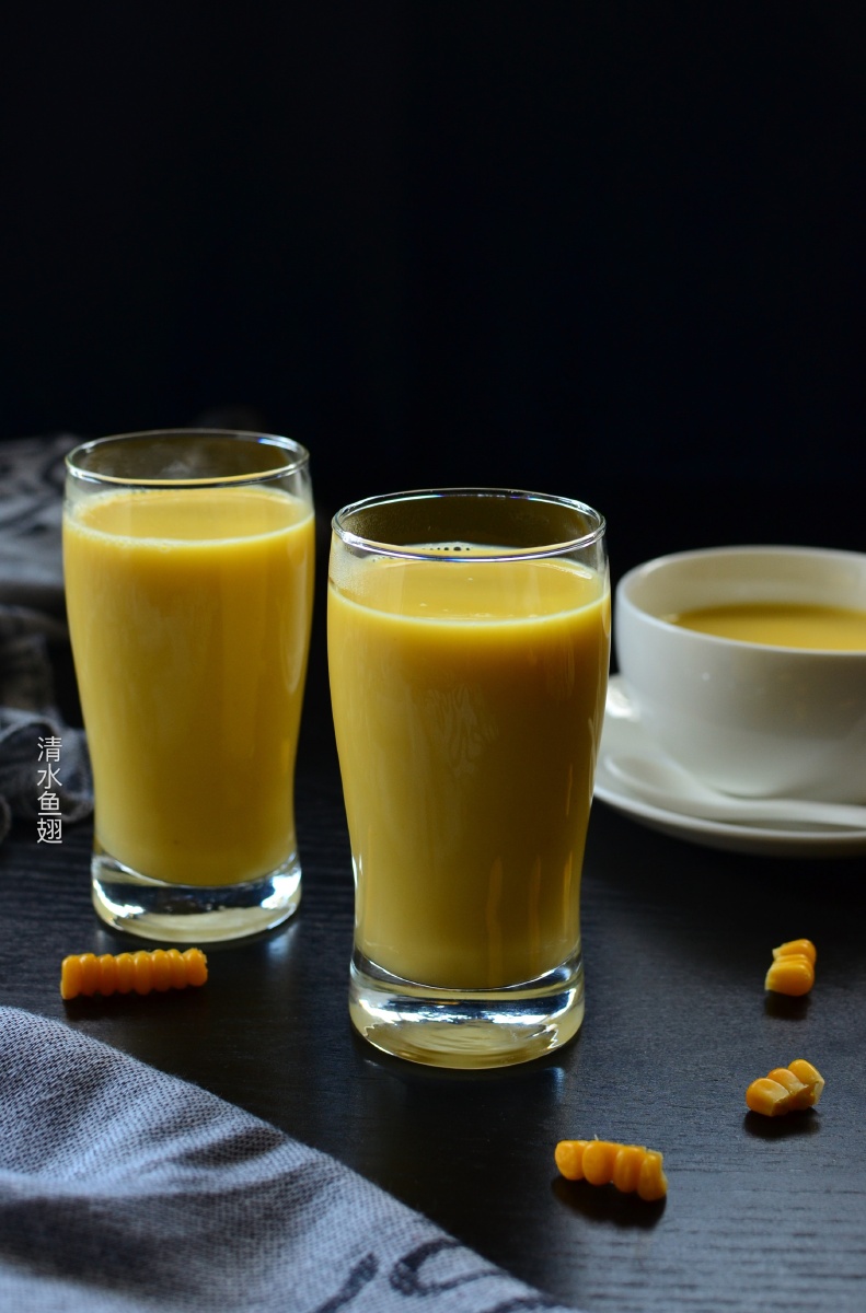 鲜香丝滑玉米汁,来杯热饮