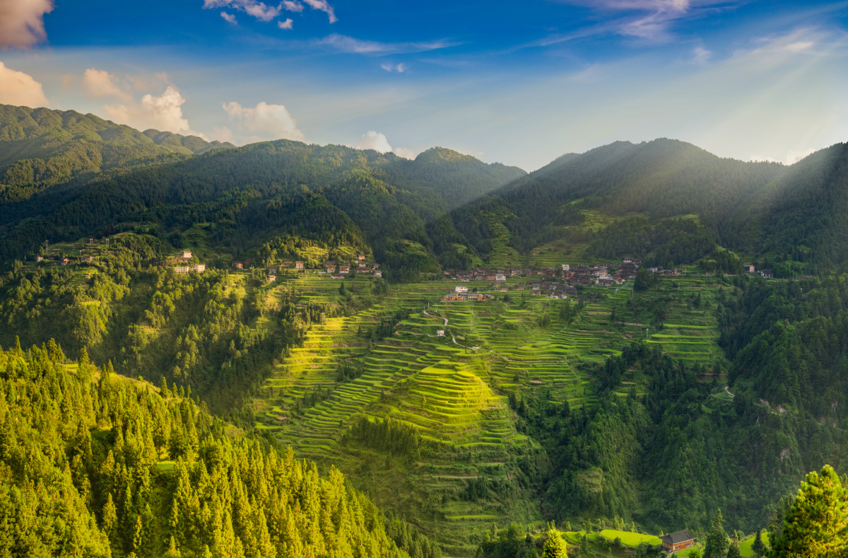 治愈地域雷公山一景