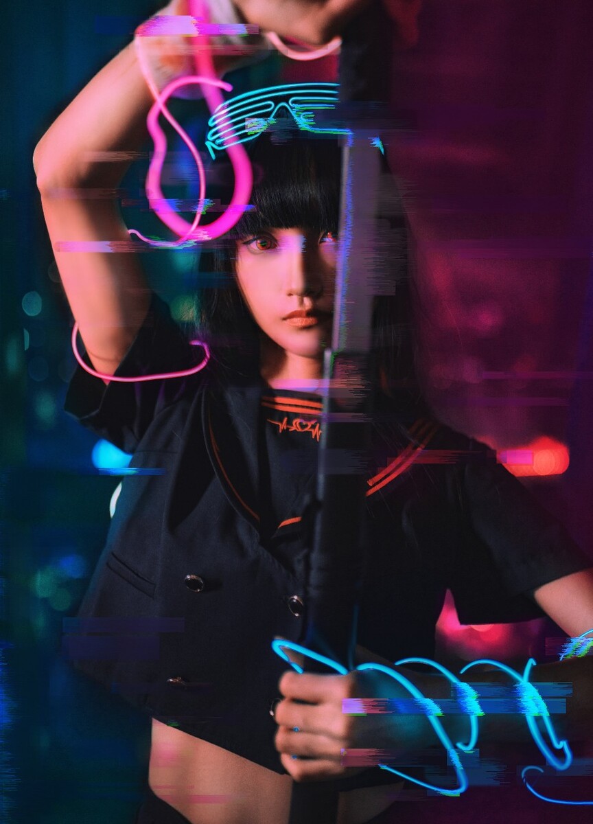 赛博朋克不良少女jk