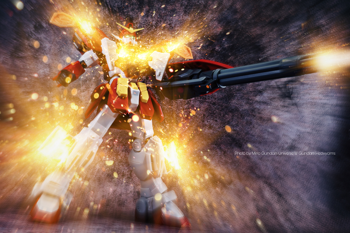 高达宇宙机动战士w重武装高达w里面继wing之后我最喜欢的一台机体炮火