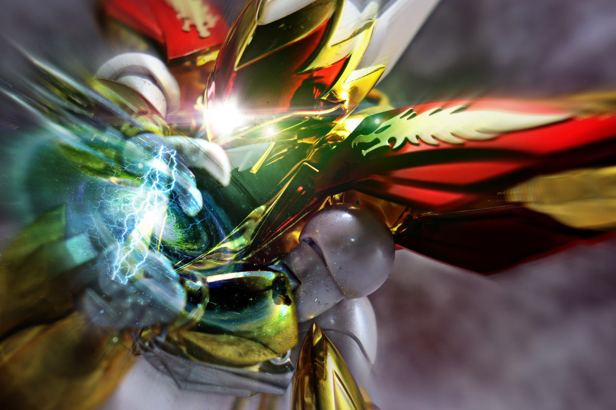 童年回忆魔神英雄传robot魂30周年纪念电镀版龙星丸这个配色非常好看