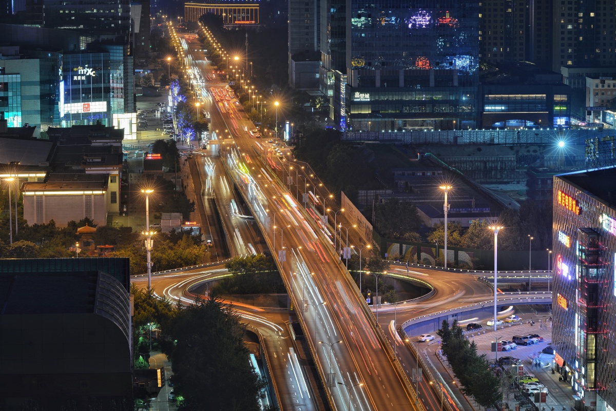 盛京61青年大街文化路立交桥61夜