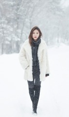 从雪中走来