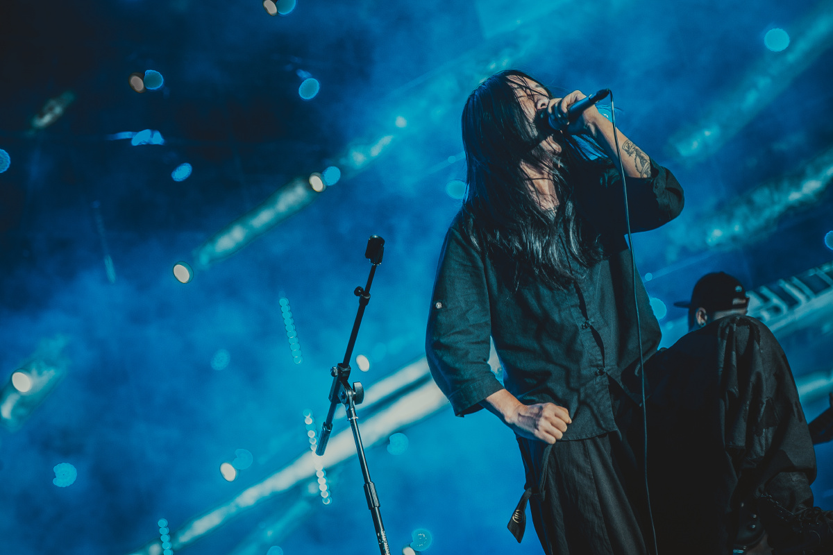 莫问乐队四子王旗音乐节现场