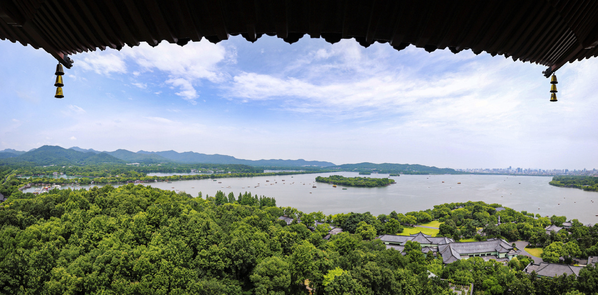 雷峰塔望西湖全景 - 宇宙好大 - 图虫