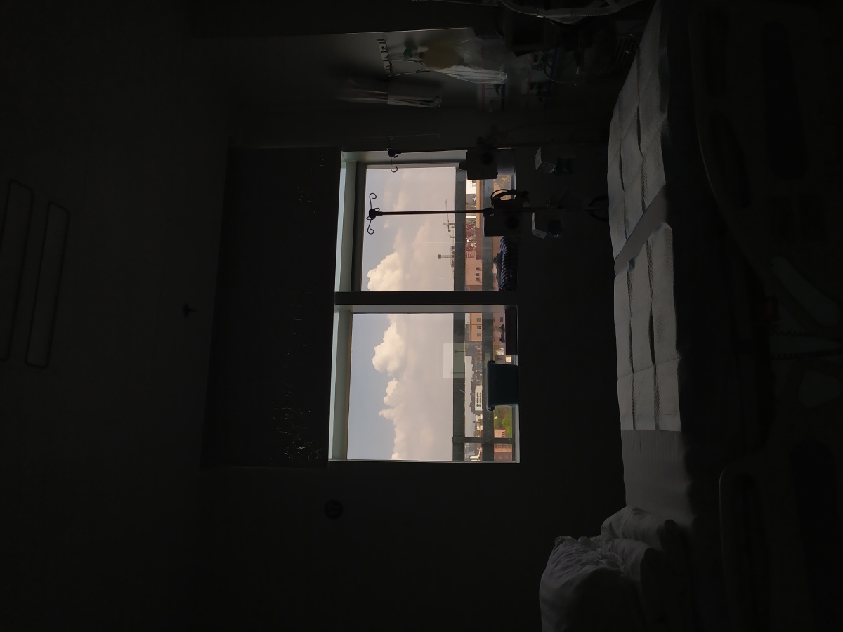 在医院的病房里看窗外的世界,既憧憬又胆怯