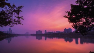 南湖夕阳1