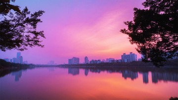 南湖夕阳1