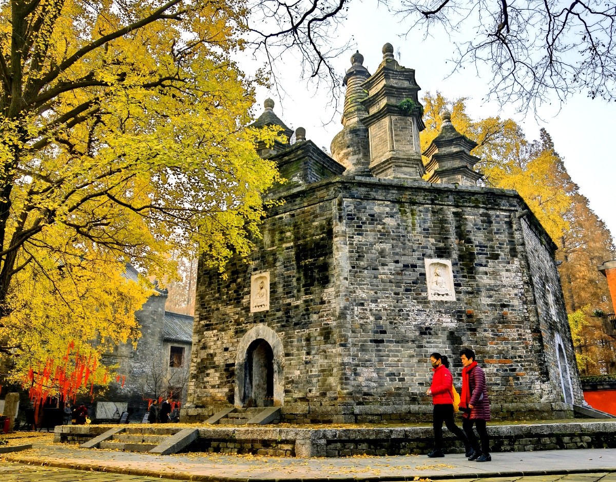 襄阳广德寺 千年银杏