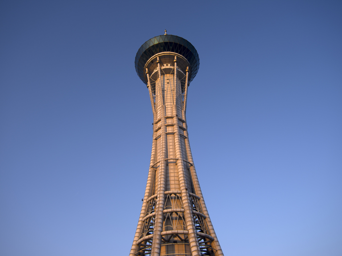 杭州湾的珍珠塔