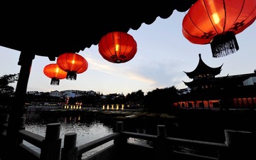 秦淮河畔