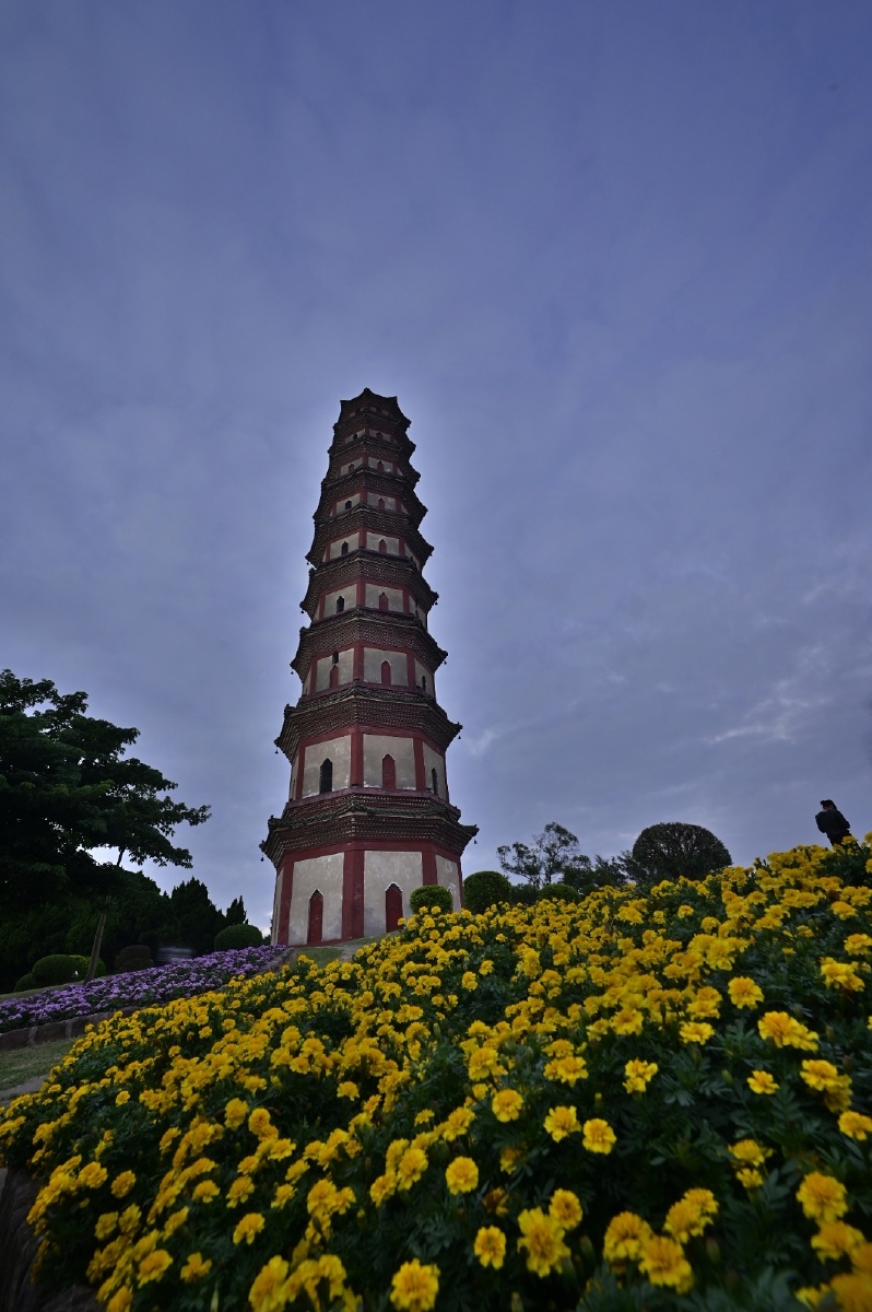 古塔风韵莲花山广州