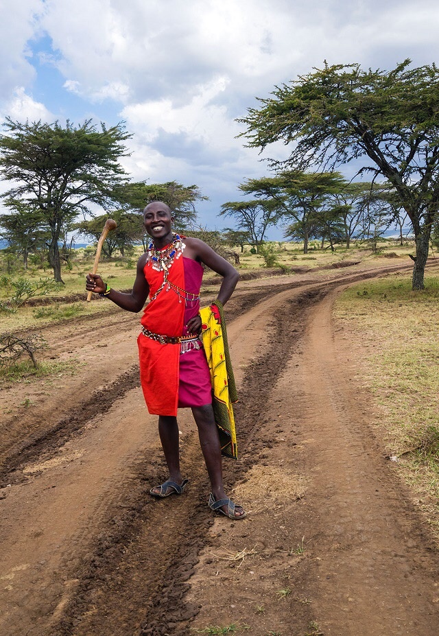 肯尼亚的马赛男人