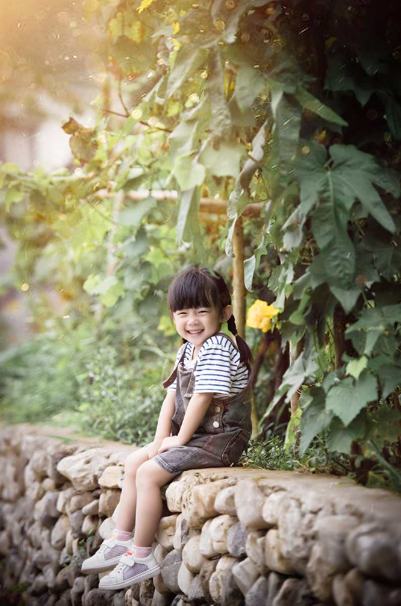 亲亲可爱橘子妹亲亲夏天的梦是萤火的星光美丽的彩虹夜晚的蝉鸣不停息