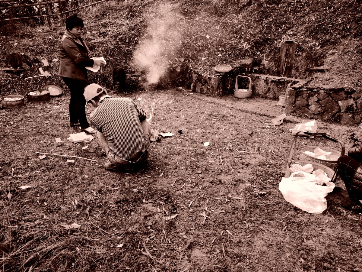 冬至山里扫墓永春的农村习俗