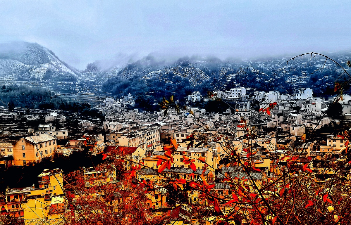 新年家朋乡绩溪皖南