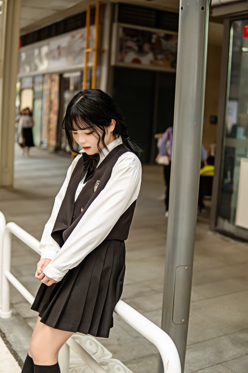 这是我拍过最可爱的jk女孩