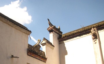 A00 Eaves of Chinese ancient buiding, Tsing Lung hole ancient architectural complex, Zhenyuan, Guizhou