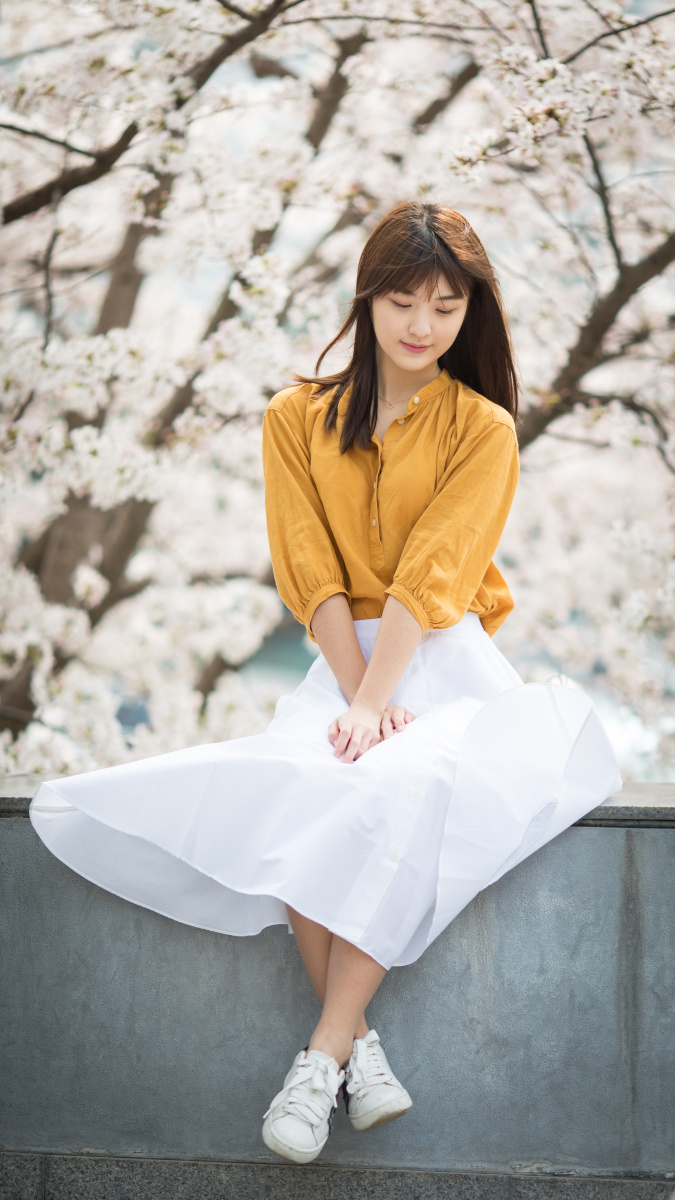 小姐姐的侧颜堪称完美